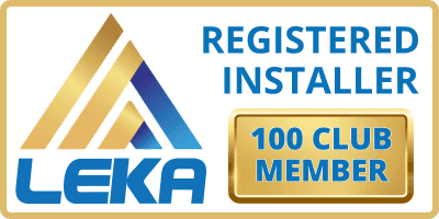 wrd leka registered installer 100 club logo