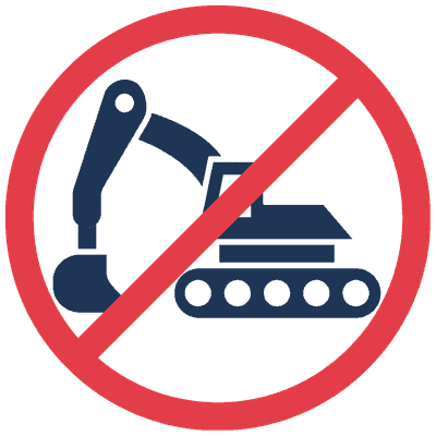 No Excavation Required no excavation required